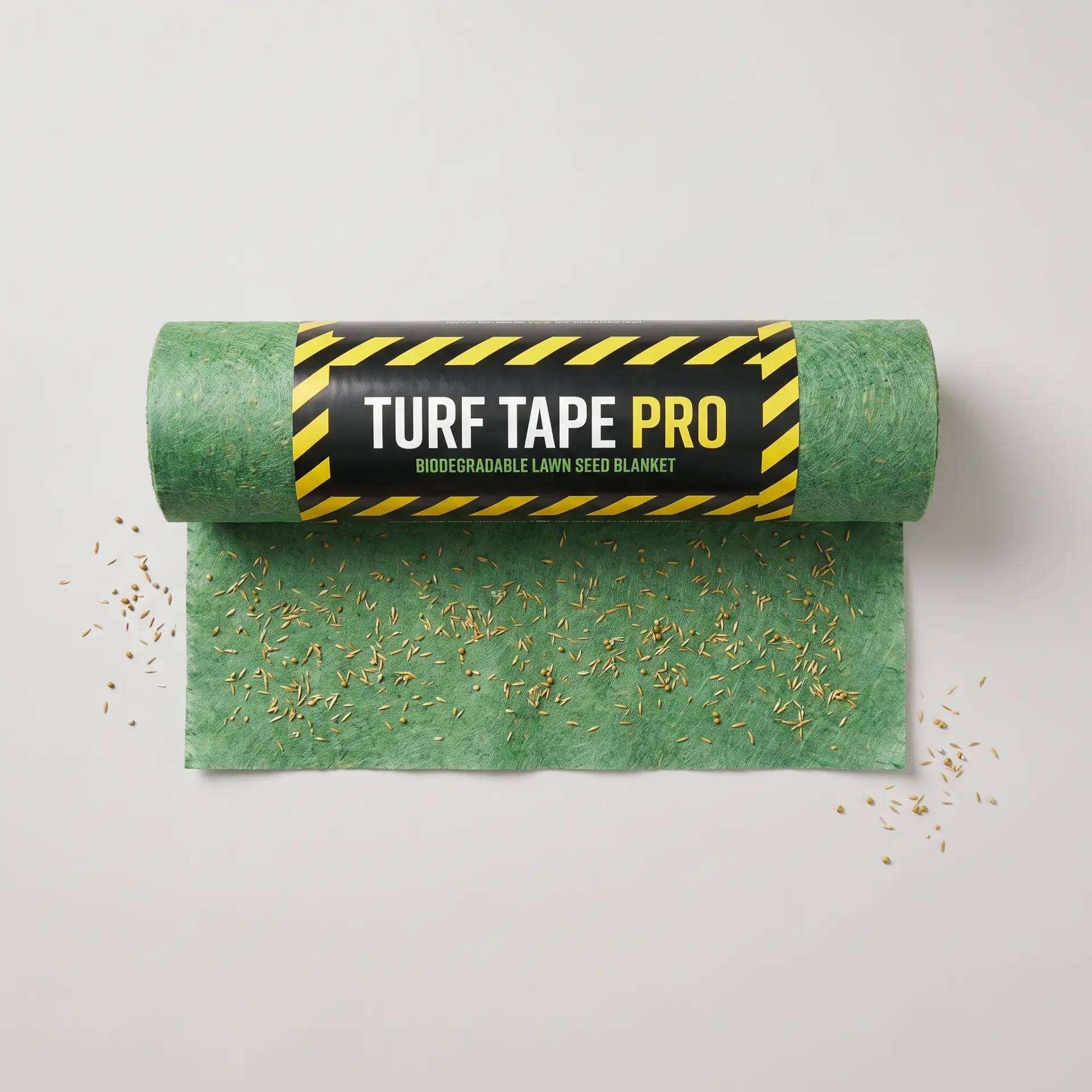 Turf Tape install step 2 on a Bullard lawn