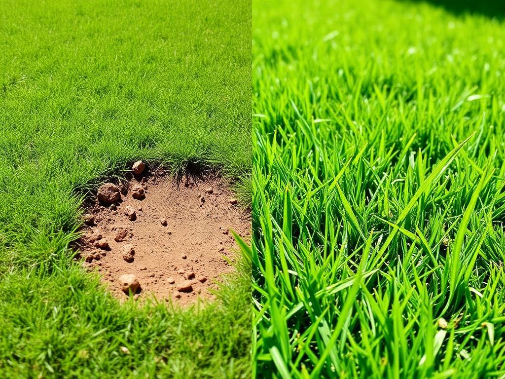 TURF TAPE PATCH before and after result