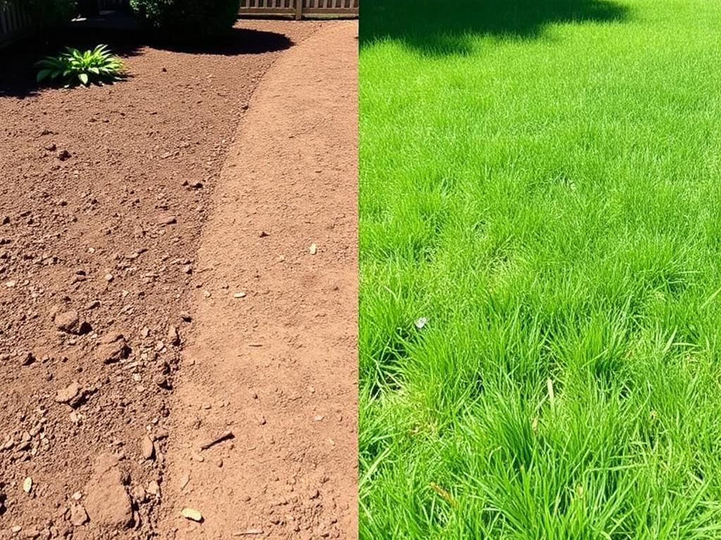 TURF TAPE YARD before and after result